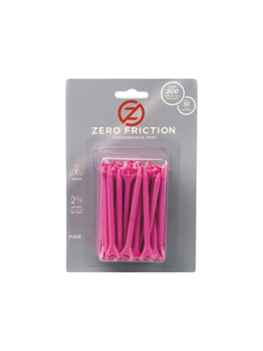 Zero friction 2 3/4 Pink (50 Pack)
