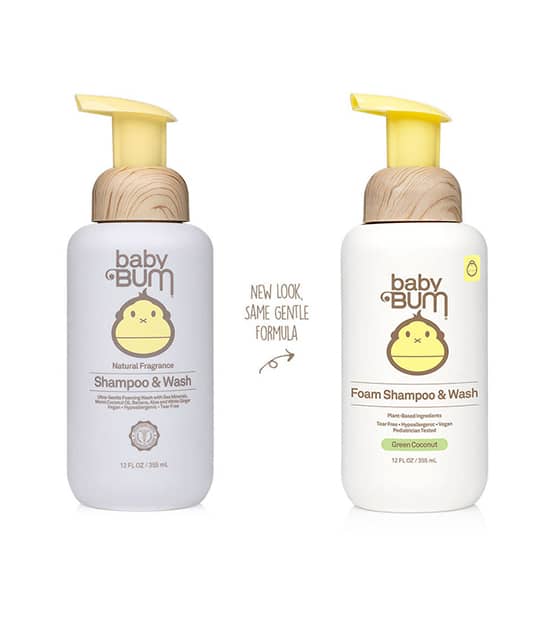 Baby Bum Foaming Shampoo & Wash Natural Fragrance 355ml