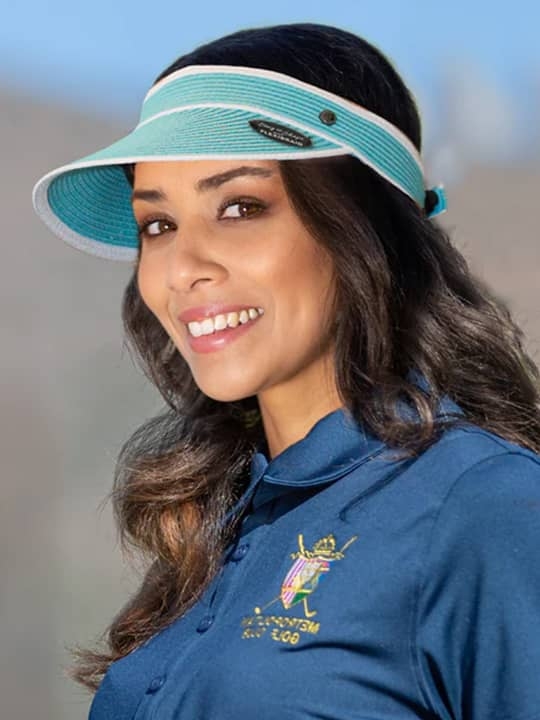 Evoke Ladies Pearl Visor - Turquoise