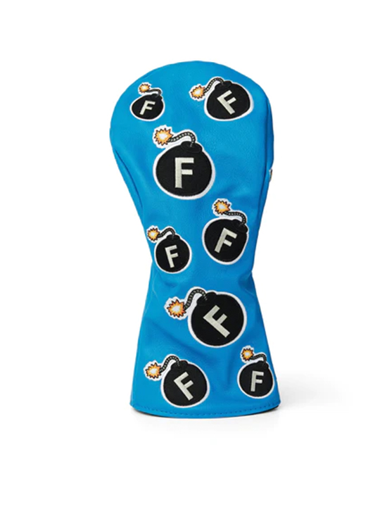 CMC Design F Bombs Headcover - Driver - Blue