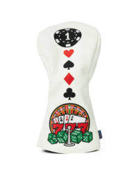 CMC Design Gambling Headcover - Driver - White