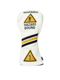 CMC Design Hazard Bound Headcover - Driver - White