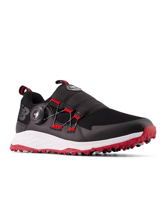 New Balance Fresh Foam Pace SL BOA – Mens Golf Shoes – Black/Red