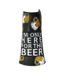 CMC Design Here For The Beer Headcover - Blade Putter - Black