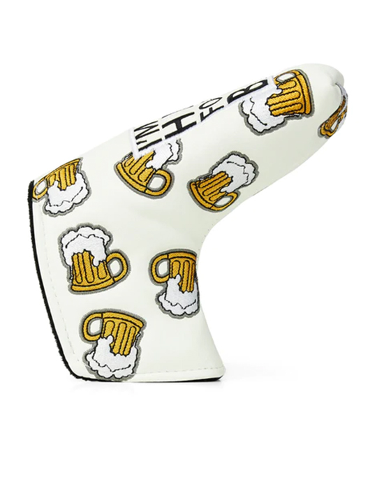 CMC Design Here For The Beer Headcover – Blade Putter – White