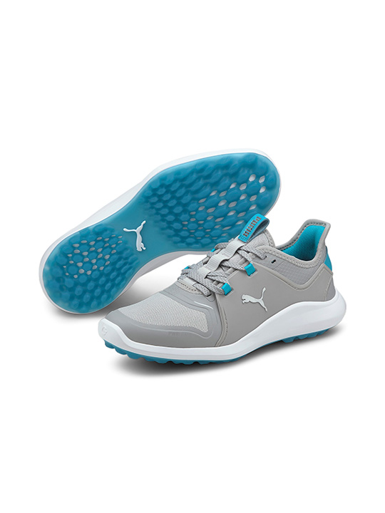 Puma Ignite Fasten8 - Womens Golf Shoes - Silver Scuba Blue