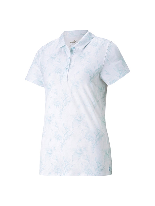 Puma Cloudspun Tropical Polo - Womens - Corydalis Blue