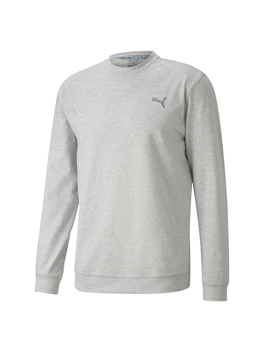 Puma Cloudspun Crewneck Jumper - Mens - High Rise Heather