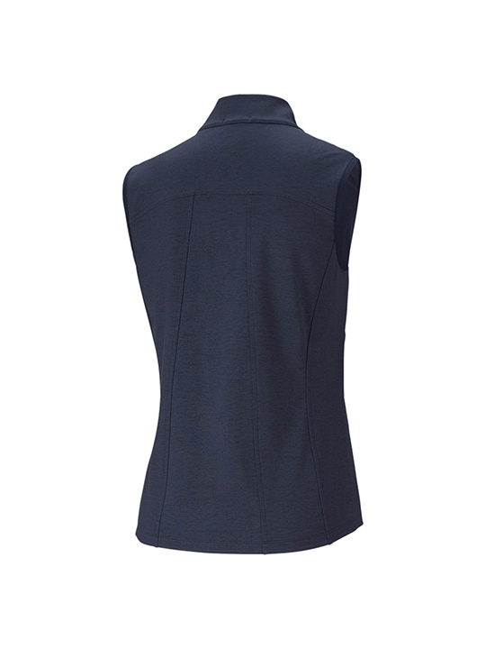 Puma Cloudspun Full Zip Vest – Womens – Navy Blazer / Heather