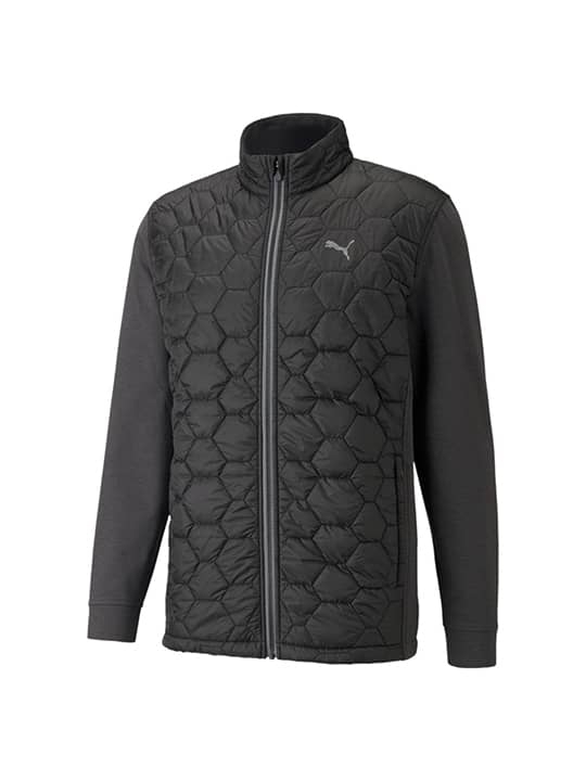 Puma Cloudspun WRMLBL Golf Jacket - Mens - Black