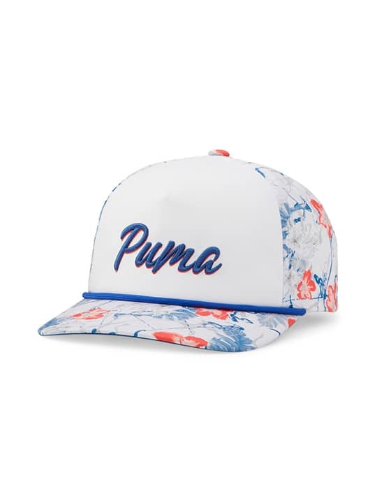 Puma Nassau Rope Snapback Cap - Bright White/Bright Cobalt