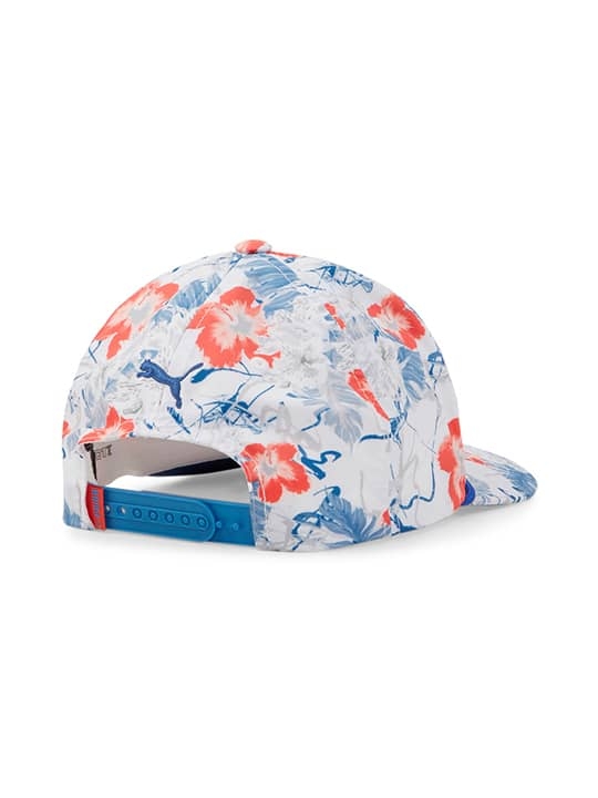 Puma Nassau Rope Snapback Cap - Bright White/Bright Cobalt