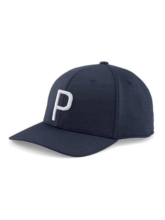 Puma P Snapback Cap - Navy Blazer/Ash Gray