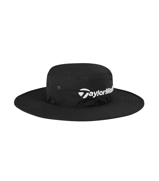 Taylormade Metal Eyelit Bucket Hat – Black