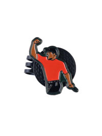 Fashionable & Durable Premium Golf Ball Marker and Hat Clip Set tiger woods
